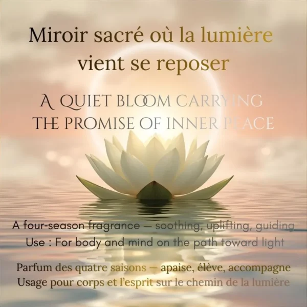 Parfums Attar : White lotus au bois des santal