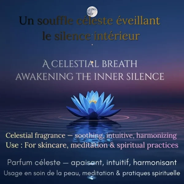 Parfums Attar : Bleu lotus au bois de santal