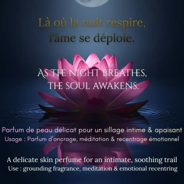 Parfums Attar : lotus Rose Éclatant au bois de santal