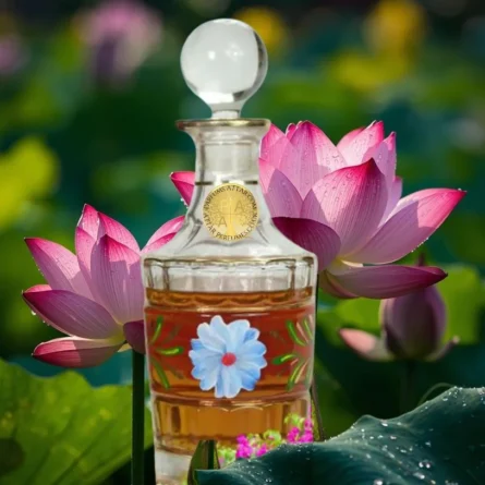 Parfums Attar : Lotus rose Éclatant au bois de santal
