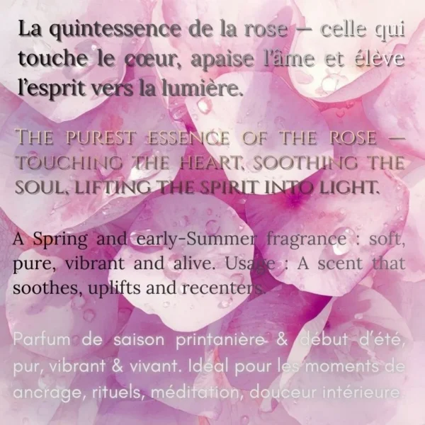 Parfums Attar : La Rose Sacrée au bois de Santal